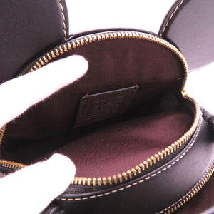 未使用 コーチ 2way イアバッグ ディズニー CM194 ショルダーバッグ レザー ブラック 0217【中古】COACH