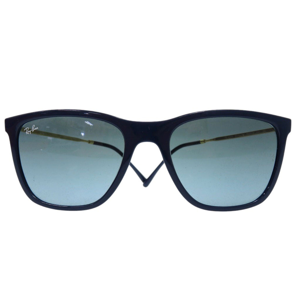 新品同様 レイバン スクエア サングラス フルリム RB4344 6535 3M プラスチック メタル ブルー 0093【中古】Ray-Ban