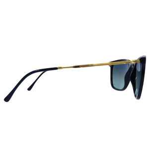 新品同様 レイバン スクエア サングラス フルリム RB4344 6535 3M プラスチック メタル ブルー 0093【中古】Ray-Ban