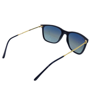 新品同様 レイバン スクエア サングラス フルリム RB4344 6535 3M プラスチック メタル ブルー 0093【中古】Ray-Ban