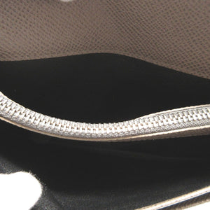 新品同様 ブルガリ 30399 レザー グレー 2つ折り長財布 財布 メンズ 0096【中古】BVLGARI