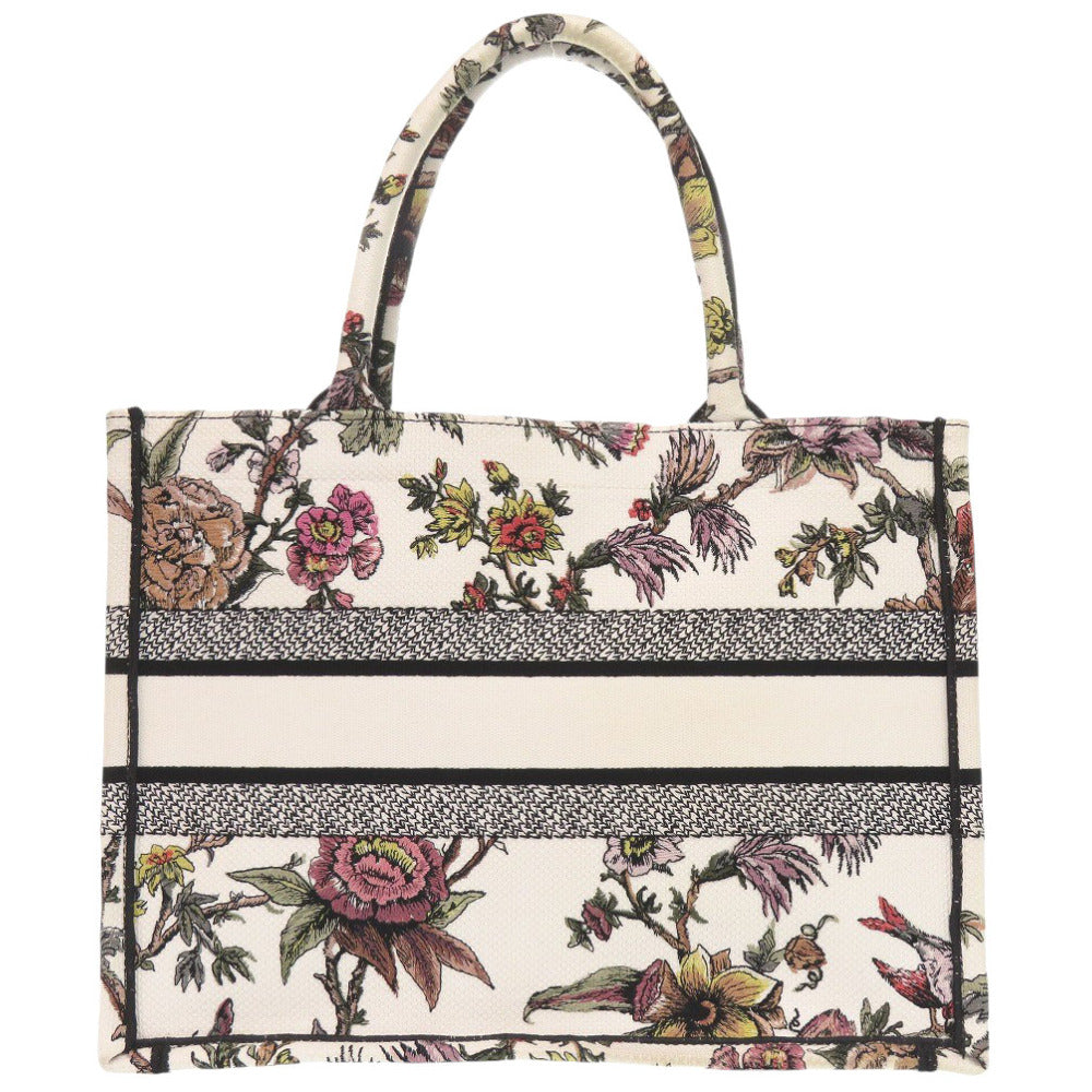美品 ディオール ブックトート ミディアム M1265ZRZB キャンバス マルチカラー トートバッグ 0135【中古】Dior