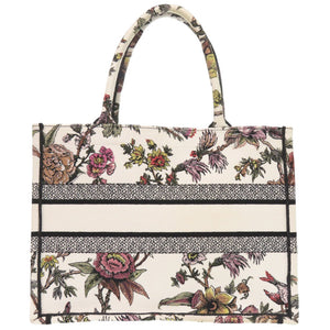 美品 ディオール ブックトート ミディアム M1265ZRZB キャンバス マルチカラー トートバッグ 0135【中古】Dior