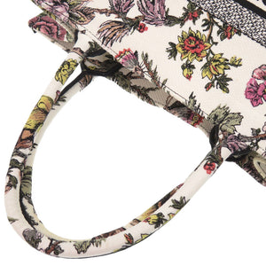 美品 ディオール ブックトート ミディアム M1265ZRZB キャンバス マルチカラー トートバッグ 0135【中古】Dior