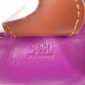 美品 エルメス ロデオMM アニョーミロ アネモネ ブルーイズミール フォーヴ バッグチャーム 紫 0158【中古】HERMES