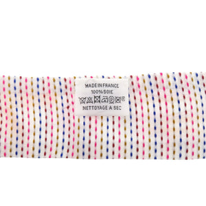 新品同様 エルメス ツイリー Chevalo scope Neon シュヴァロスコープ ネオン スカーフ シルク ブラン 0175【中古】HERMES