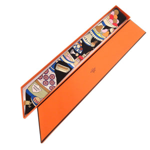 新品同様 エルメス ツイリー チャーム パティスリー フランセーズ 853336S シルク マルチカラー スカーフ 0198【中古】HERMES