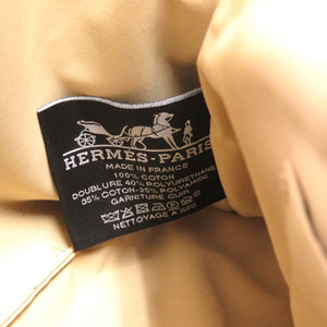 新品同様 エルメス ボリードポーチ 25 MM ポーチ コットン グリーン バッグ 緑 0199 【中古】 HERMES