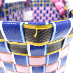 マルニ マーケット ポリプロピレン ブルー 0359 バスケットバッグ ハンドバッグ【中古】MARNI