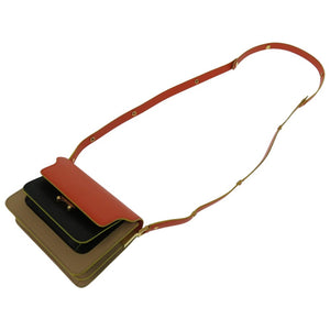 新品同様 マルニ TRUNK トランク ミニ ショルダーバッグ LV520Z248Y カーフ マルチカラー 0403【中古】MARNI