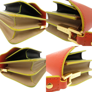 新品同様 マルニ TRUNK トランク ミニ ショルダーバッグ LV520Z248Y カーフ マルチカラー 0403【中古】MARNI