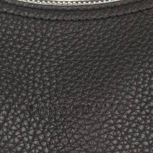 未使用 ロンシャン ル ロゾ エッセンシャル M ホーボーバッグ レザー ブラック 黒 ショルダーバッグ 0405【中古】Longchamp
