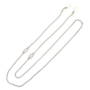 美品 フェンディ FF メガネチェーン メタル シルバー 0406 【中古】 FENDI