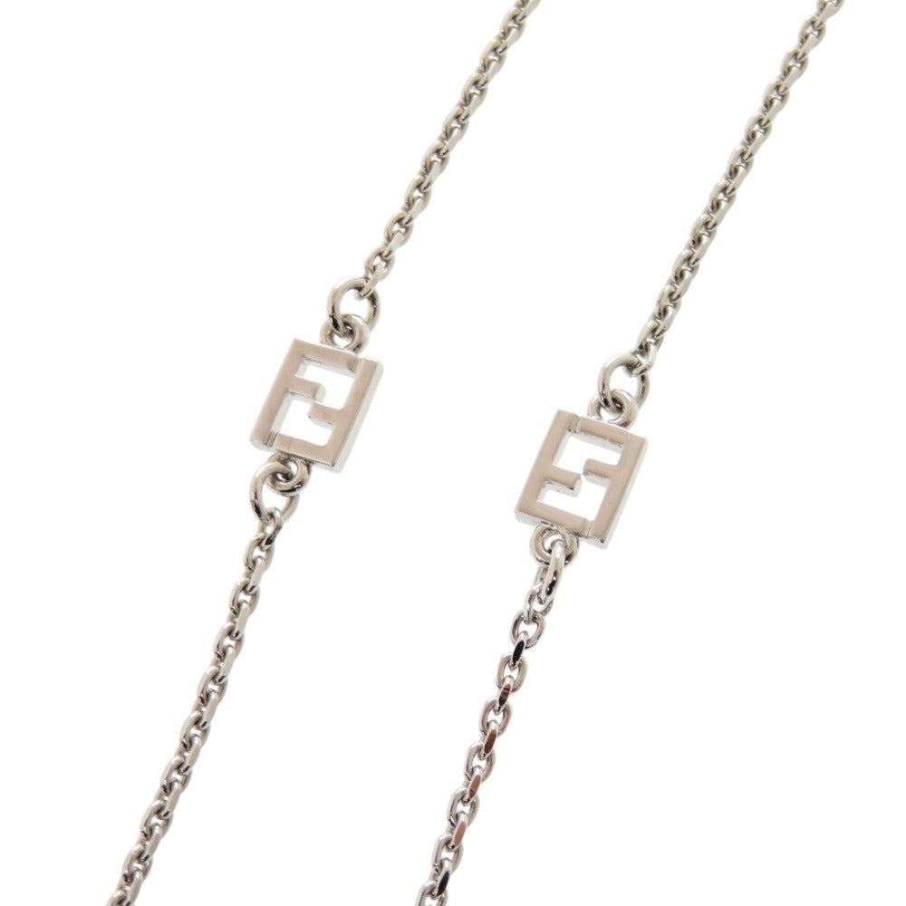 美品 フェンディ FF メガネチェーン メタル シルバー 0406 【中古】 FENDI
