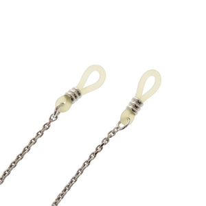 美品 フェンディ FF メガネチェーン メタル シルバー 0406 【中古】 FENDI