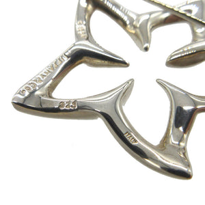 美品 ティファニー プルメリア フラワー ブローチ シルバー925 シルバー 0407【中古】TIFFANY&Co.