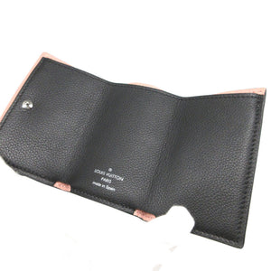 美品 ルイヴィトン ポルトフォイユ ロックミニ M63978 トリヨンレザー ピンク コンパクトウォレット 財布 0480【中古】LOUIS VUITTON