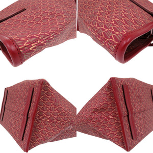 モラビト オートグラフ PM トートバック MORABITO BAG PVC レザー レッド 0497【中古】MORABITO