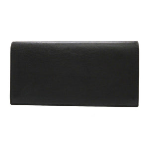 新品同様 カルティエ マスト L3001363 レザー ブラック 黒 ボルドー 紫 2つ折り長財布 財布 0528【中古】Cartier