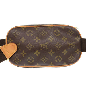 美品 ルイ ヴィトン ポシェット ガンジュ モノグラム M51870 ブラウン ボディバッグ LV 0574【中古】LOUIS VUITTON
