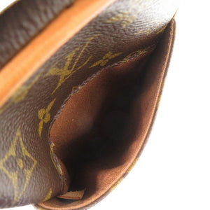 美品 ルイ ヴィトン ポシェット ガンジュ モノグラム M51870 ブラウン ボディバッグ LV 0574【中古】LOUIS VUITTON