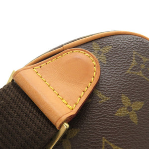美品 ルイ ヴィトン ポシェット ガンジュ モノグラム M51870 ブラウン ボディバッグ LV 0574【中古】LOUIS VUITTON