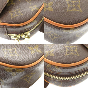 美品 ルイ ヴィトン ポシェット ガンジュ モノグラム M51870 ブラウン ボディバッグ LV 0574【中古】LOUIS VUITTON