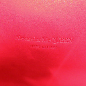 アレキサンダーマックイーン キャンバス/レザー ブラック トートバッグ 0608【中古】Alexander McQueen