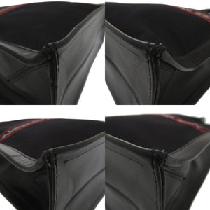 アレキサンダーマックイーン キャンバス/レザー ブラック トートバッグ 0608【中古】Alexander McQueen