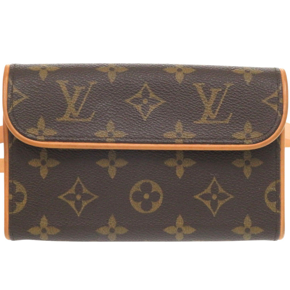 美品 ルイ ヴィトン ポシェット フロランティーヌ ストラップサイズXS モノグラム M51855 ウエストバッグ LV 0613【中古】LOUIS VUITTON