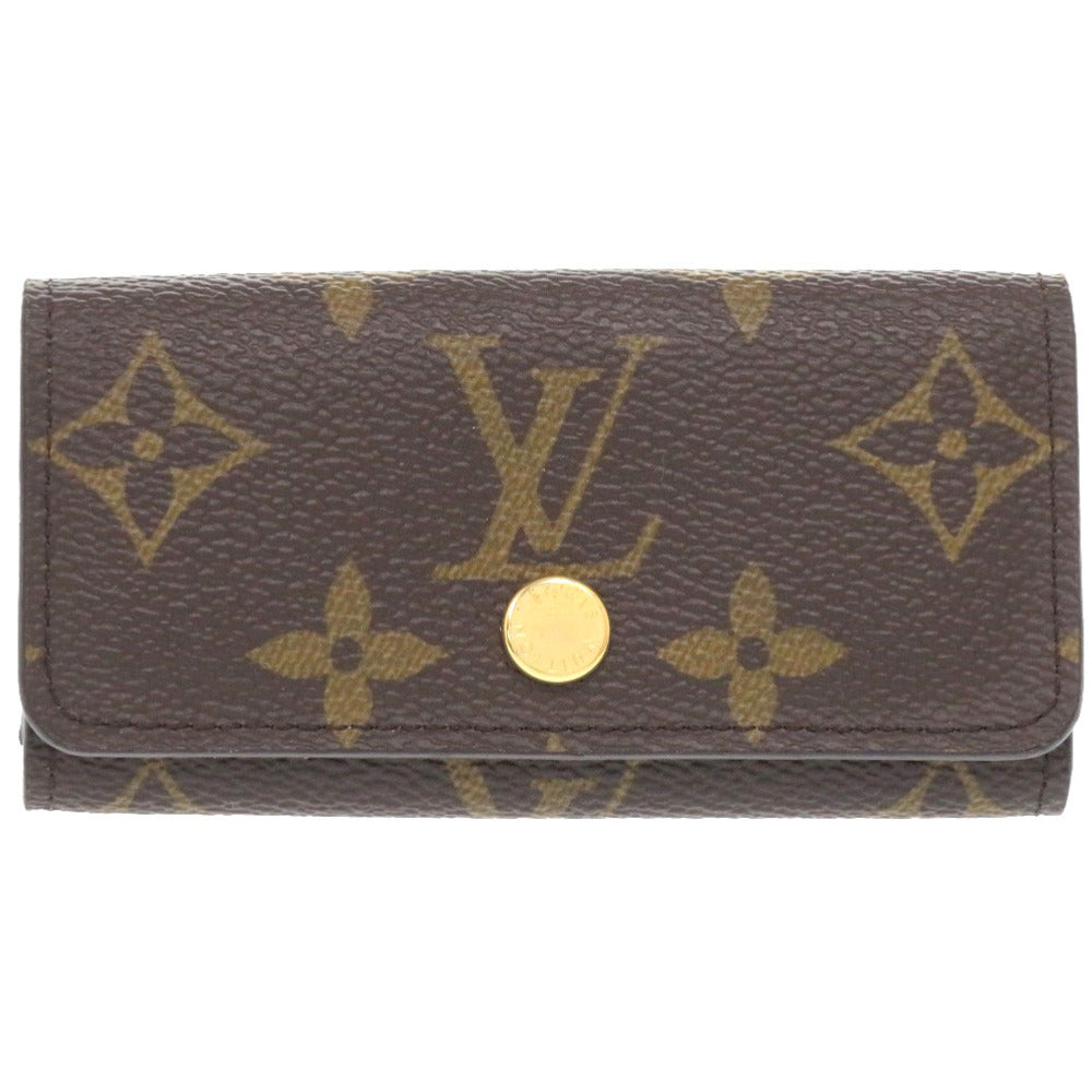 美品 ルイ ヴィトン ミュルティクレ4 モノグラム M69517 4連キーケース LV 0624 【中古】 LOUIS VUITTON
