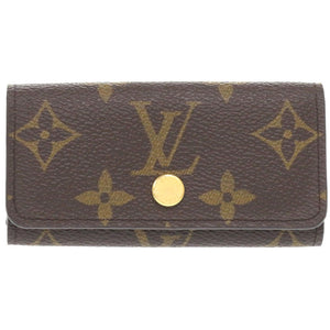 美品 ルイ ヴィトン ミュルティクレ4 モノグラム M69517 4連キーケース LV 0624 【中古】 LOUIS VUITTON
