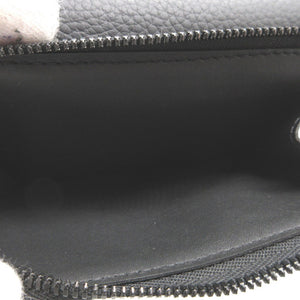 新品同様 ルイヴィトン M81740 ICチップ ポルトフォイユ パイロット レザー ブラック 黒 コンパクトウォレット 財布 0653【中古】LOUIS VUITTON