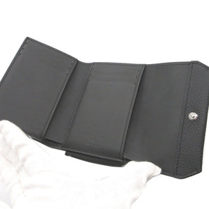 新品同様 ルイヴィトン M81740 ICチップ ポルトフォイユ パイロット レザー ブラック 黒 コンパクトウォレット 財布 0653【中古】LOUIS VUITTON