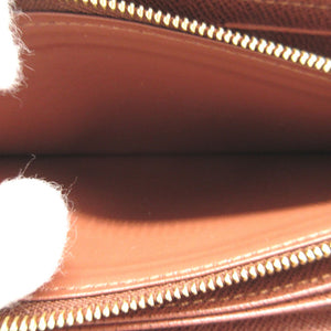新品同様 ルイヴィトン ジッピーウォレット モノグラム M42616 ブラウン 茶 ラウンドファスナー長財布 財布 0673【中古】LOUIS VUITTON