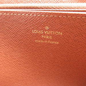 新品同様 ルイヴィトン ジッピーウォレット モノグラム M42616 ブラウン 茶 ラウンドファスナー長財布 財布 0673【中古】LOUIS VUITTON