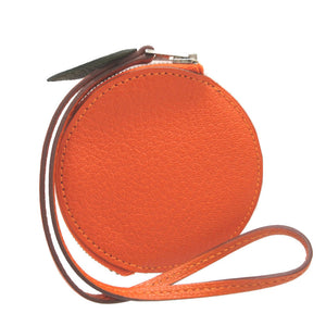 新品同様 エルメス トゥッティ フルッティ X刻印(2016年製) シェーブル オレンジ コインケース 0689【中古】HERMES