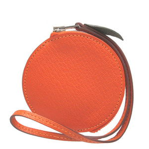 新品同様 エルメス トゥッティ フルッティ X刻印(2016年製) シェーブル オレンジ コインケース 0689【中古】HERMES
