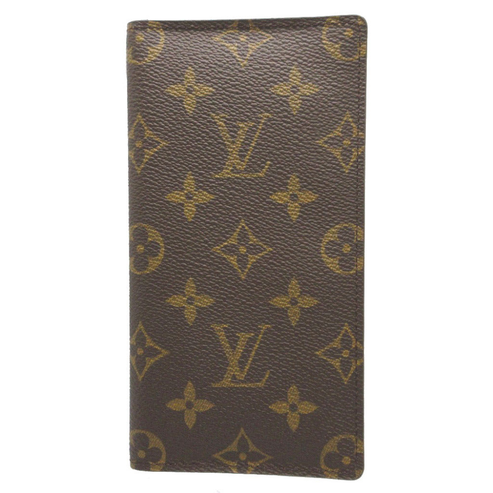 新品同様 ルイヴィトン R20599 モノグラム ポケットダイアリー ブラウン 茶 カードケース 0702【中古】LOUIS VUITTON
