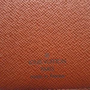 新品同様 ルイヴィトン R20599 モノグラム ポケットダイアリー ブラウン 茶 カードケース 0702【中古】LOUIS VUITTON