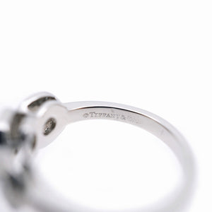 新品同様 ティファニー サークレット Pt950 ダイヤ リング 指輪 プラチナ/ダイヤモンド 11号 ジュエリー 0705【中古】TIFFANY&Co. レディース