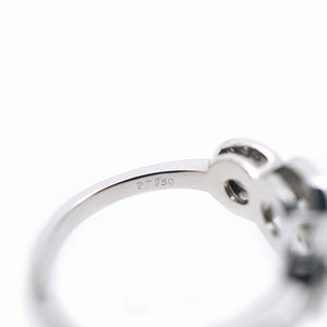 新品同様 ティファニー サークレット Pt950 ダイヤ リング 指輪 プラチナ/ダイヤモンド 11号 ジュエリー 0705【中古】TIFFANY&Co. レディース