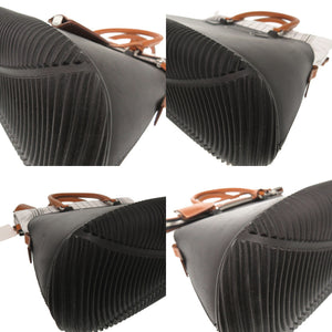 未使用 メゾン マルジェラ 5AC ラバー ブラック トートバッグ 0739【中古】Maison Margiela