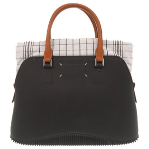 未使用 メゾン マルジェラ 5AC ラバー ブラック トートバッグ 0739【中古】Maison Margiela