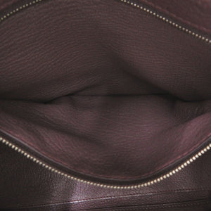 新品同様 カミーユフォルネ 2WAY ショルダーバック レザー ブラウン パープル 茶色 ショルダーバッグ 0752【中古】Camille Fournet