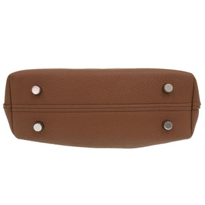 新品同様 カミーユフォルネ 2WAY ショルダーバック レザー ブラウン パープル 茶色 ショルダーバッグ 0752【中古】Camille Fournet