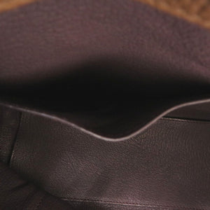 新品同様 カミーユフォルネ 2WAY ショルダーバック レザー ブラウン パープル 茶色 ショルダーバッグ 0752【中古】Camille Fournet