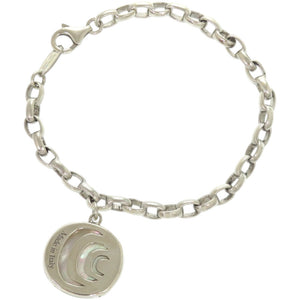 美品 ダミアーニ 白蝶真珠 シルバー925 シルバー ブレスレット 0769【中古】Damiani