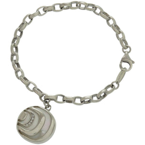 美品 ダミアーニ 白蝶真珠 シルバー925 シルバー ブレスレット 0769【中古】Damiani