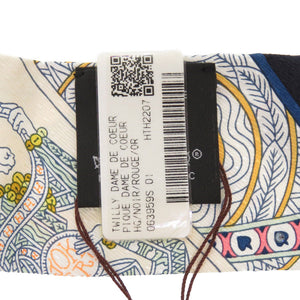 未使用 エルメス ビジューピケ ハートのクイーン DAME DE COEUR ツイリー ブラック 0775-1 【中古】 HERMES